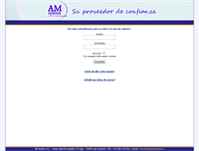 Tablet Screenshot of clientes.amsystem.es